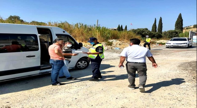 Söke’de okul servis araçlarına sıkı denetim
