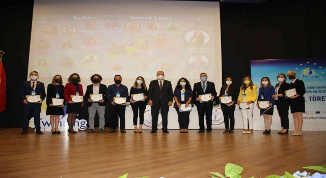 Aydın’da 198 öğretmene eTwinning ödülü verildi