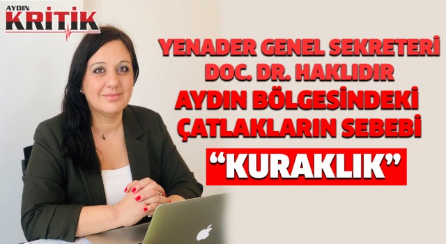 YENADER Genel Sekreteri Doç. Dr. Haklıdır: Aydın bölgesindeki çatlakların sebebi kuraklık