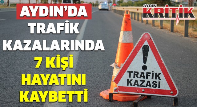 Aydın'da trafik kazalarında 7 kişi hayatını kaybetti