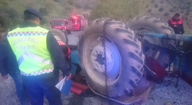 Aydın’da traktör kazası: 1’i ağır 3 yaralı