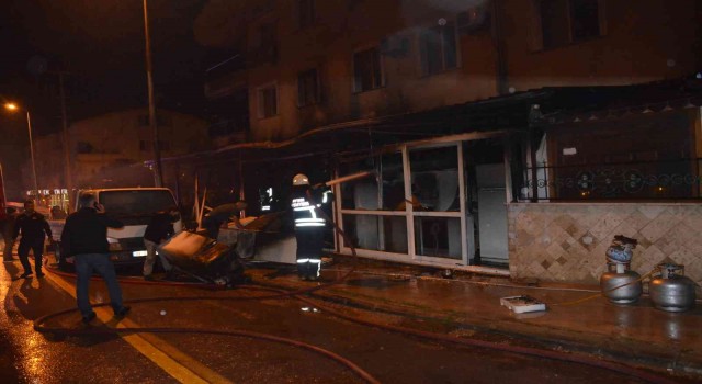 Aydın’da işyeri yangını