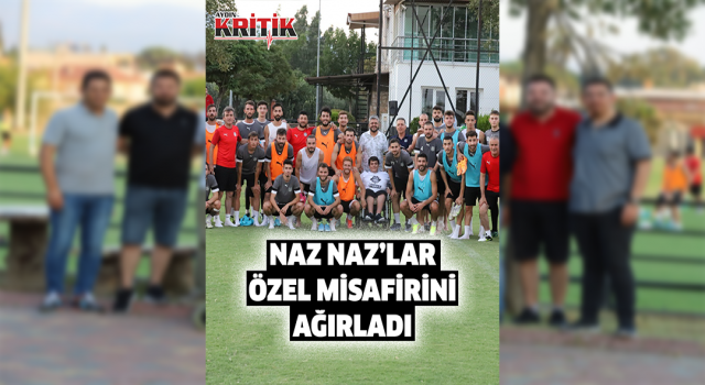 Nazilli Belediyespor özel misafirini ağırladı