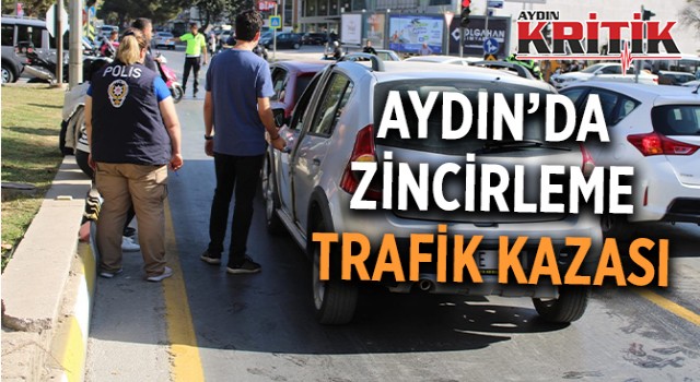 Aydın'da zincirleme trafik kazası