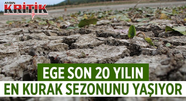 Ege, son 20 yılın en kurak sezonunu yaşıyor