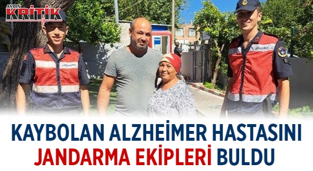 Kaybolan alzheimer hastasını jandarma ekipleri buldu