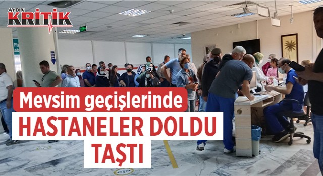 Mevsim geçişlerinde hastaneler doldu taştı