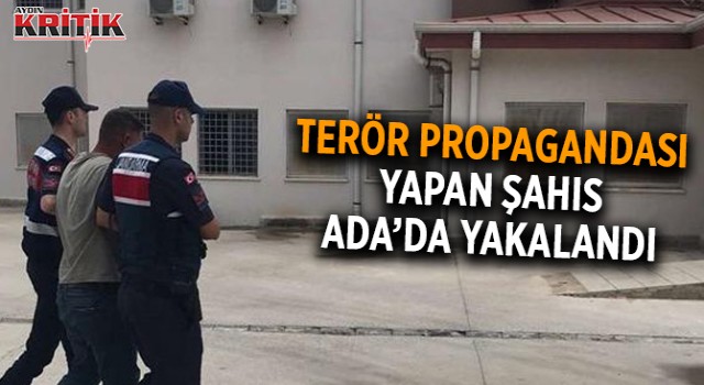 Terör propagandası yapan şahıs, Ada'da yakalandı