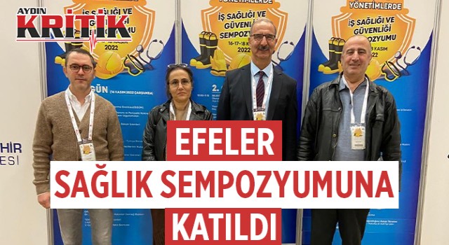 Efeler, Sağlık Sempozyumuna katıldı