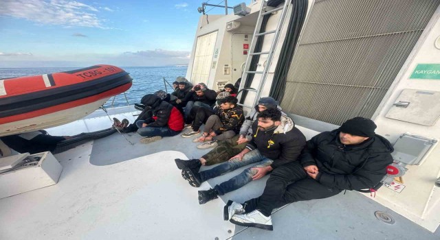 Aydın’da 19 düzensiz göçmen kurtarıldı