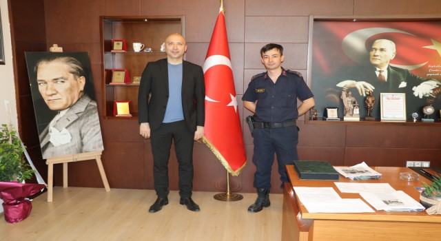 Jandarma Komutanı Salih Devrim’den Başkan Arıkan’a veda ziyareti