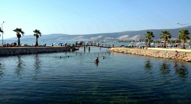Akbük’ün tarihi şifalı su kaynağı ‘Soğuk Su’, tatilcilerin ilgisini çekiyor