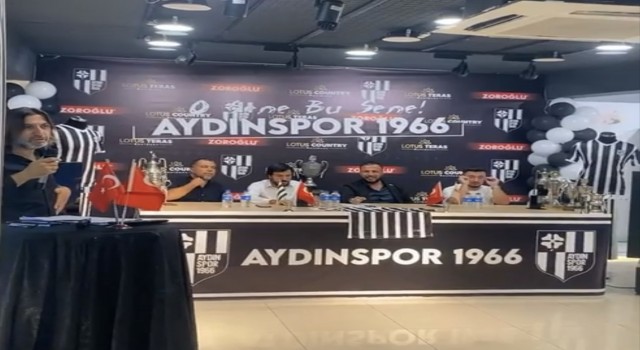 Aydınspor’un imza törenine Asi Kankalar katılmadı