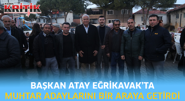 Başkan Atay, Eğrikavak'ta muhtar adaylarını bir araya getirdi