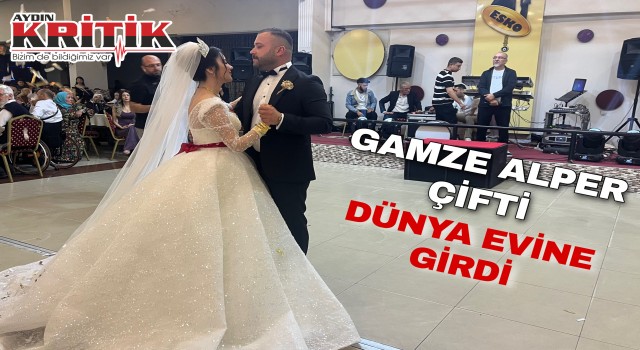 Gamze Alper çifti dünya evine girdi