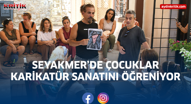 SEYAKMER’de Çocuklar Karikatür Sanatını Öğreniyor