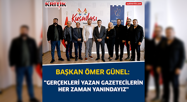 Başkan Ömer Günel: “Gerçekleri yazan gazetecilerin her zaman yanındayız”