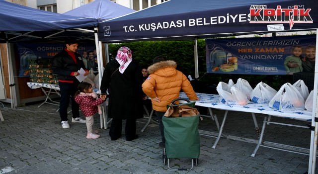 Kuşadası Belediyesi’nin Beslenme Çantası Desteğine Velilerden Tam Not
