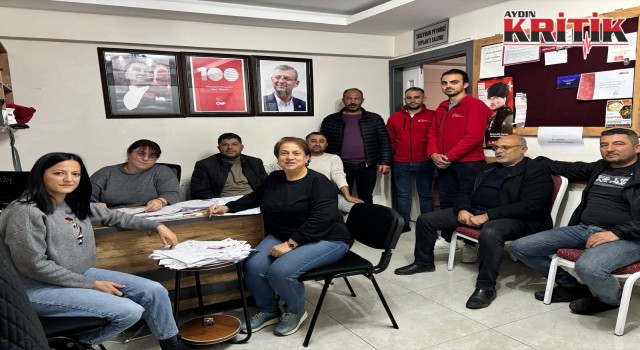 Germencik’te CHP’ye Rekor Katılım: 3 Ayda 600 Yeni Üye