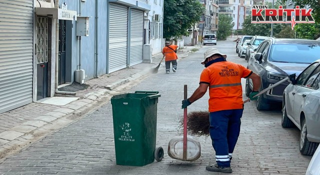 EFELER’DE TEMİZLİK ÇALIŞMALARI MAHALLE MAHALLE SÜRÜYOR