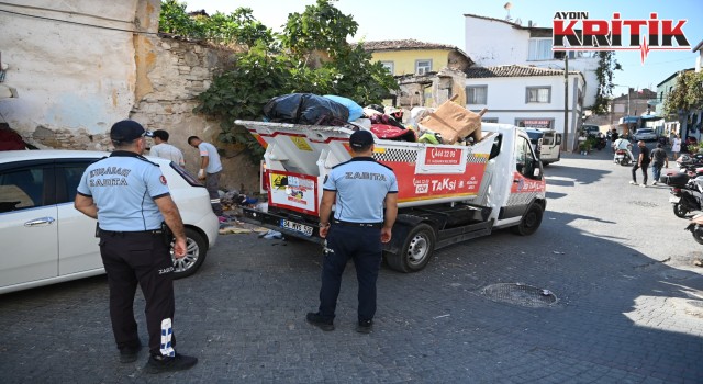 Kuşadası’nda Çevreyi Kirleten Kişiye Zabıta Müdahalesi