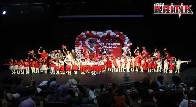 Didim’de Cumhuriyet coşkusu minik kalplerde yaşandı
