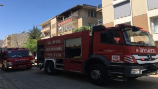 Aydın’da yabancı uyrukluların kaldığı evde yangın çıktı