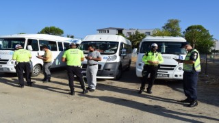 Çine’de okul servis araçlarına sıkı denetim