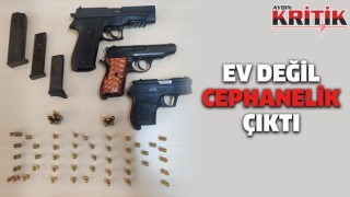 Ev değil cephanelik çıktı
