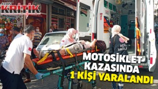Motosiklet kazasında 1 kişi yaralandı