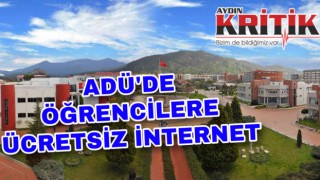 ADÜ’de öğrencilere ücretsiz internet hizmeti