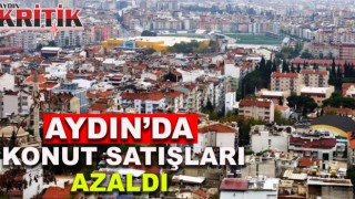 Aydın’da konut satışları azaldı