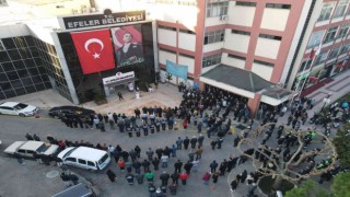 Efeler Belediyesi çalışanları Atatürk’ü andı