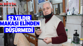 52 yıldır makası elinden düşürmedi