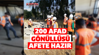 Aydın'da AFAD gönüllüleri, afete hazırlanıyor