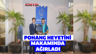 BAŞKAN ÖMER GÜNEL POHANG BELEDİYESİ HEYETİNİ AĞIRLADI