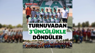 Efelerli minikler İzmir'deki turnuvadan 3'üncülükle döndü