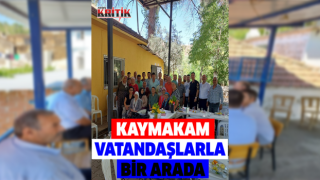 Kaymakam Baştürk vatandaşlarla bir araya geldi