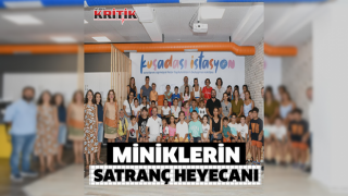 KUŞADASI İSTASYON’DA MİNİKLERİN SATRANÇ HEYECANI