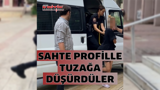 Sahte kadın profili ile tuzağa düşürdüler