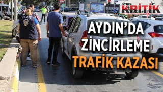 Aydın'da zincirleme trafik kazası