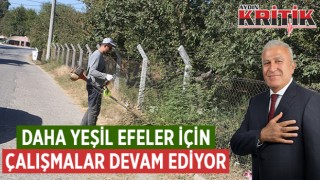 DAHA YEŞİL EFELER İÇİN ÇALIŞMALAR DEVAM EDİYOR