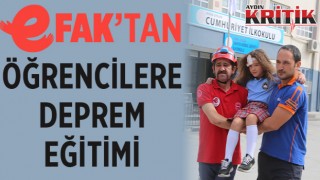 EFAK'tan öğrencilere deprem eğitimi