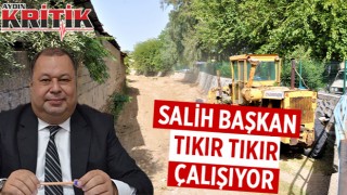 Salih başkan tıkır tıkır çalışıyor