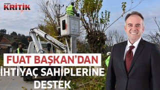 Fuat Başkandan ihtiyaç sahiplerine destek