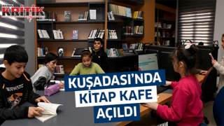 Kuşadası'nda kitap kafe açıldı