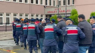 Aydın’da ’Mahzen-5’ operasyonunda gözaltına alınan 18 şüpheli adliyeye sevk edildi