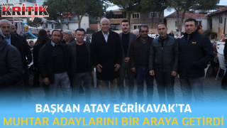 Başkan Atay, Eğrikavak'ta muhtar adaylarını bir araya getirdi