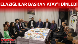 Elazığlılar Başkan Atay'ı dinledi