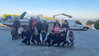 Makilik alana gizlenen 8 organizatör ve 24 düzensiz göçmen yakalandı